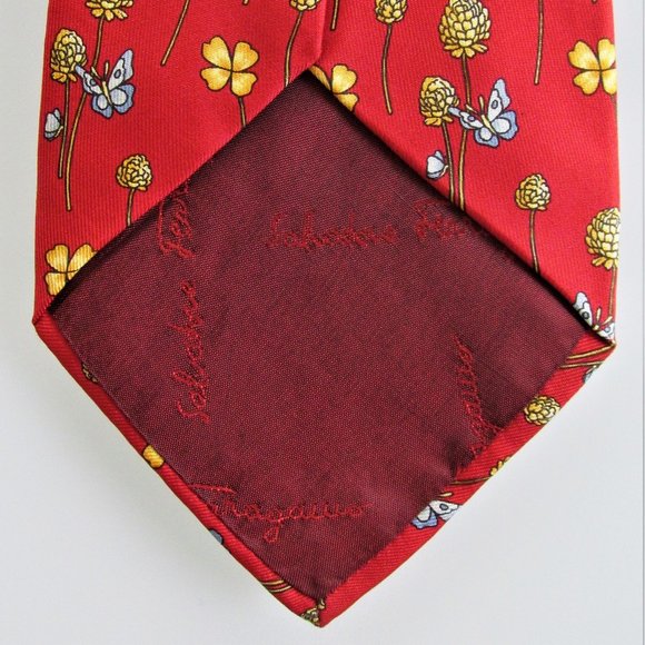 Salvatore Ferragamo Men's Silk Tie - Picture 4 of 4